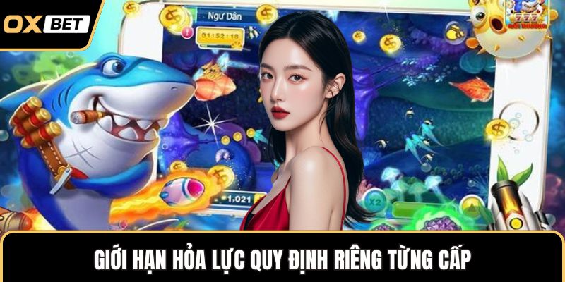 Giới hạn hỏa lực quy định riêng từng cấp